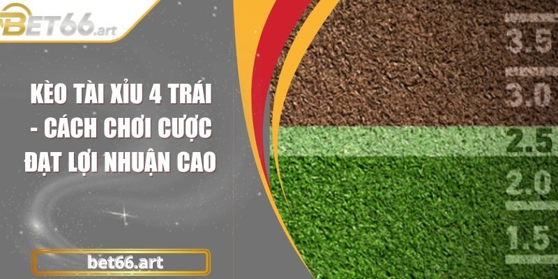 Kèo Tài Xỉu 4 Trái – Cách Chơi Cược Đạt Lợi Nhuận Cao