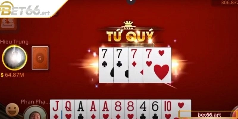 Ý nghĩa bộ 4 quân trùng nhau có sức mạnh vượt trội